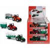 Dickie Traktor kovový s prívesom 18 cm, viac druhov Dickie Traktor kovový s prívesom 18 cm, viac druhov