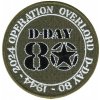 Nášivka textilná Fostex D-Day 80 Operation Overlord - olivová Nášivka textilná Fostex D-Day 80 Operation Overlord - olivová