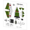 Papierový model - Prídavné lietadlo pre IJN Zuiho - A6M5 Zero Papierový model - Prídavné lietadlo pre IJN Zuiho - A6M5 Zero