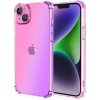 TopQ pre iPhone 15 Shock dúhový ružovo-fialový TopQ pre iPhone 15 Shock dúhový ružovo-fialový