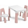 Toyz Detský set stolček s 2 kresielkami MONTI pink Toyz Detský set stolček s 2 kresielkami MONTI pink