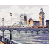 ZUTY Maľovanie podľa čísel POHĽAD NA LONDÝN Rámovanie bez rámu a bez vypnutia plátna Rozmer 80 x 100 cm