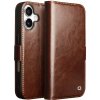 Puzdro QIALINO na iPhone 17 Kožené hnedé Puzdro QIALINO na iPhone 17 Kožené hnedé