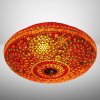 Prisadené stropné svietidlo mozaika orient Melon FIRE Ø38 Prisadené stropné svietidlo mozaika orient Melon FIRE Ø38