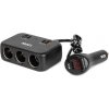 Predlžovacia zásuvka 2x USB-A 1x USB-C QC4.0 12/24V 120W 80cm AMiO-04366 Predlžovacia zásuvka 2x USB-A 1x USB-C QC4.0 12/24V 120W 80cm AMiO-04366