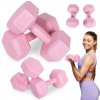 Sada šesťhranných činiek 2x3 kg- cvičebné závažia fitness, ružové Sada šesťhranných činiek 2x3 kg- cvičebné závažia fitness, ružové