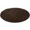 Najkoberce Shaggy Life hnedý, kruh 160 cm kruh Najkoberce Shaggy Life hnedý, kruh 160 cm kruh