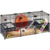 Ferplast Klietka MULTIPLA Hamster Large NERA GABBIA s príslušenstvom pre hlodavce 107,5 x 37.5 x 42 cm