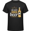 Premium Tričko - Zachráň vodu - pi pivo - Čierna - XL - Pánske Premium Tričko - Zachráň vodu - pi pivo - Čierna - XL - Pánske