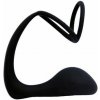 Black Velvets Cock & Ball Ring + Plug Slim Black Velvets Cock & Ball Ring + Plug Slim