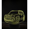 Beling 3D lampa, Jeep renegade 7 farebná, VBN5 Beling 3D lampa, Jeep renegade 7 farebná, VBN5