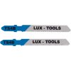 LUX-TOOLS Listy priamočiarej píly na kov jemné upínanie T, 2 ks LUX-TOOLS Listy priamočiarej píly na kov jemné upínanie T, 2 ks
