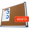 Jansen Display Korková nástěnka 900 x 600 mm