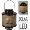 Solárny lampáš kov / ratan 17x22 cm Solárny lampáš kov / ratan 17x22 cm