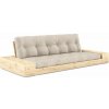 Karup Design rozkladacia pohovka 244 cm Base – Béžová