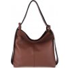 Mondo Italia Kožená kabelka na rameno 579 hnedá Made in Italy Hnedá Mondo Italia Kožená kabelka na rameno 579 hnedá Made in Italy Hnedá