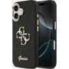 Guess PU Fixed Glitter 4G Metal Frame Case for iPhone 17 Black (57983129993)