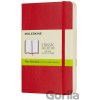 Moleskine Zápisník mäkké dosky A6 čistý červený