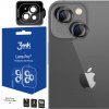 3mk tvrzené sklo Lens Pro ochrana kamery pro Apple iPhone 14, grafitová 5903108484091