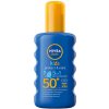 Nivea Sun Kids Caring spray barevný SPF50+ 200 ml Nivea Sun Kids Caring spray barevný SPF50+ 200 ml