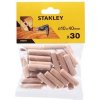 Stanley Spojovací dřevěné kolíky vroubkované 10 mm, 30 ks Stanley Spojovací dřevěné kolíky vroubkované 10 mm, 30 ks