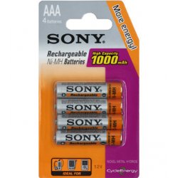 Batéria Sony 1000mAh AAA 4ks
