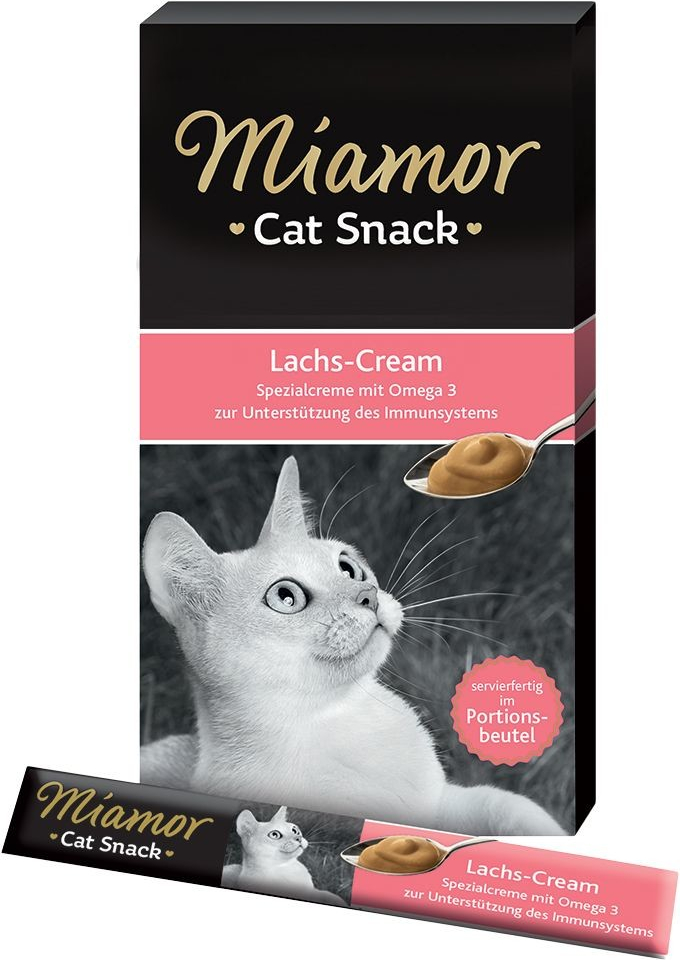 Miamor Cat Snack lososový krém 66 x 15 g