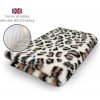 DRYBED Premium Vet Bed Leopard hnedý + krémový 100 x 75 cm DRYBED Premium Vet Bed Leopard hnedý + krémový 100 x 75 cm
