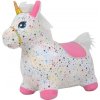 Skákací jednorožec biely s hviezdičkami so zvukom koňa Skákací jednorožec biely s hviezdičkami so zvukom koňa