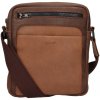 Lagen Pánska kožená taška cez rameno BLC-223-2666 hnedá