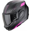 Helma na motorku SCORPION EXO-TECH EVO SOCIUS matná čierno/ružová Veľkosť: S Helma na motorku SCORPION EXO-TECH EVO SOCIUS matná čierno/ružová Veľkosť: S