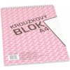 Bobo Retro blok A4 linkovaný kroužkový 50 listov Bobo Retro blok A4 linkovaný kroužkový 50 listov