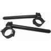 ACCOSSATO Aluminium-forged clip-ons ACCOSSATO CP003 with metal clamp composed of 2 half-rings 10 degrees inclination, black ACCOSSATO Aluminium-forged clip-ons ACCOSSATO CP003 with metal clamp composed of 2 half-rings 10 degrees inclination, black