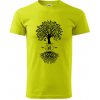 Narodeninový strom 50 - Klasické pánske tričko vyššej gramáže - XS ( Limetková ) Narodeninový strom 50 - Klasické pánske tričko vyššej gramáže - XS ( Limetková )