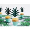 PartyDeco zapichovacie dekorácie na muffiny v tvare ananásových listov (6 ks) PartyDeco zapichovacie dekorácie na muffiny v tvare ananásových listov (6 ks)