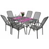 DEOKORK Záhradná kovová zostava SANDRA 1+6 stůl 160x95 cm (CT311) DEOKORK Záhradná kovová zostava SANDRA 1+6 stůl 160x95 cm (CT311)