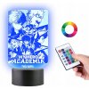 LAMPKA na SKLE Soška My Hero Academia 3D LED RGB + DIAĽKOVÝ OVLÁDAČ 16 FARIEB LAMPKA na SKLE Soška My Hero Academia 3D LED RGB + DIAĽKOVÝ OVLÁDAČ 16 FARIEB