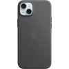 Kryt na mobil Apple iPhone 15 Plus z tkaniny FineWoven s MagSafe čierny (MT423ZM/A) Kryt na mobil Apple iPhone 15 Plus z tkaniny FineWoven s MagSafe čierny (MT423ZM/A)