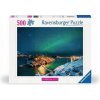 Puzzle Ravensburger 500 dielikov REVENSBURGER 500 ks Polárna žiara nad Bergsfjordom Puzzle Ravensburger 500 dielikov REVENSBURGER 500 ks Polárna žiara nad Bergsfjordom