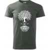 Narodeninový strom 50 - Klasické pánske tričko vyššej gramáže - XS ( Tmavá bridlica (sivá so zeleným nádychom) ) Narodeninový strom 50 - Klasické pánske tričko vyššej gramáže - XS ( Tmavá bridlica (sivá so zeleným nádychom) )