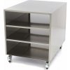 Maxima Nerezový strojný stôl - pojazdný - 60 x 80 cm | Maxima, 09300785 Maxima Nerezový strojný stôl - pojazdný - 60 x 80 cm | Maxima, 09300785