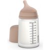 Suavinex fľaša Zero Zero 270 ml, antikoliková, silikónová, prietok M, 3m+ Suavinex fľaša Zero Zero 270 ml, antikoliková, silikónová, prietok M, 3m+