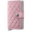 Kožená peňaženka SECRID PREMIUM Miniwallet Emboss Diamond Rose ružová Kožená peňaženka SECRID PREMIUM Miniwallet Emboss Diamond Rose ružová
