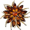 Gaira brošňa Kvet 340077 oranžová