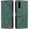 Knižkové puzdro Rhombus zelené – Sony Xperia 1 IV Knižkové puzdro Rhombus zelené – Sony Xperia 1 IV