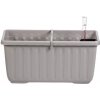 Plastia kvetináč samozavlažovací Siesta LUX - taupe 60 cm Plastia kvetináč samozavlažovací Siesta LUX - taupe 60 cm