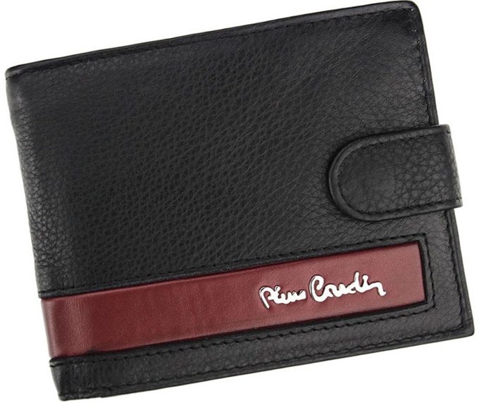 Pierre Cardin pánska kožená peňaženka so zapínáním RFID 26 324a čierna