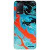 Picasee silikónový prehľadný obal pre Realme 8 5G - Blue Magma Picasee silikónový prehľadný obal pre Realme 8 5G - Blue Magma
