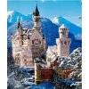 Diamantové malování zámek Neuschwanstein v zimě Diamantové malování zámek Neuschwanstein v zimě