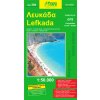 Lefkada - turistická mapa Lefkada - turistická mapa
